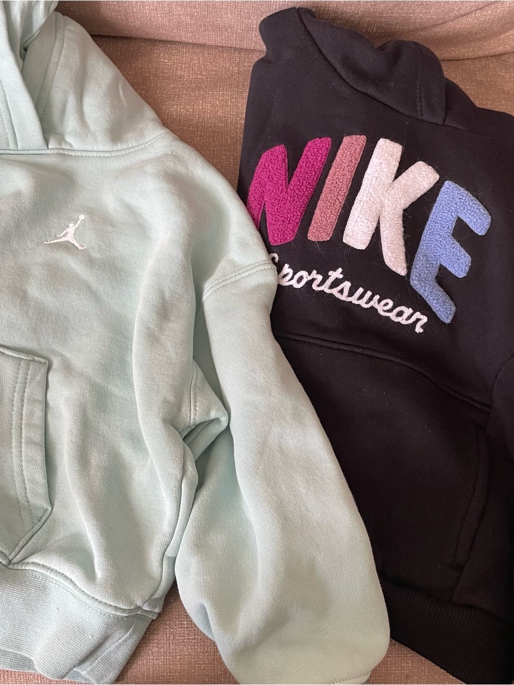 Jordan and Nike toddler girls hoodie sweatshirt bundle